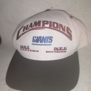 NY Giants Hat Vintage 1997 NFC Eastern Div Champions Logo 7 Good Christmas Gift